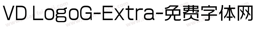 VD LogoG-Extra字体转换